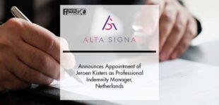 Alta Signa Announces Appointment of Jeroen Kisters as Professional Indemnity Manager, Netherlands | Fintech Finance