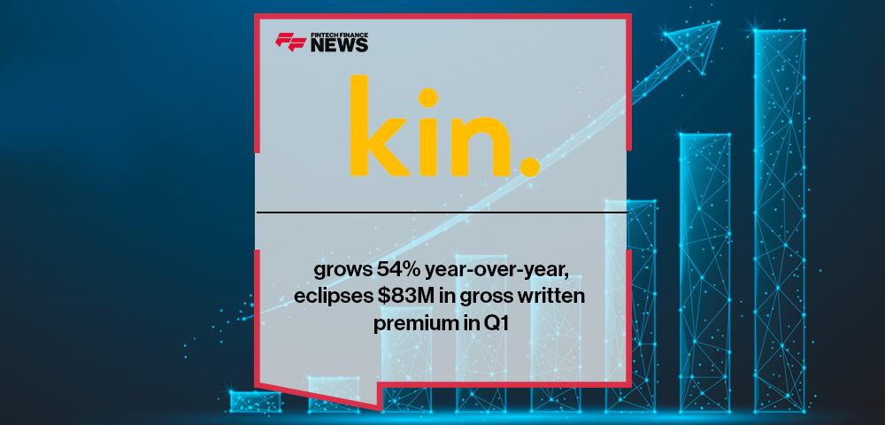 Kin grows 54% year-over-year, eclipses $83M in gross written premium in Q1