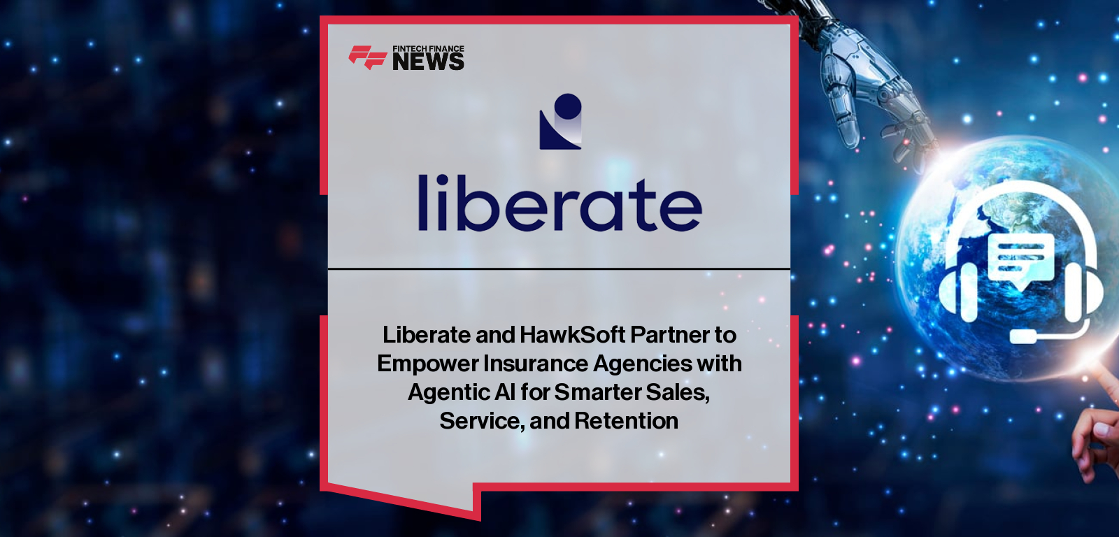 HawkSoft partners with Liberate to integrate Voice AI into its agency management platform, featuring leaders Amrish Singh and Rushang Shah.