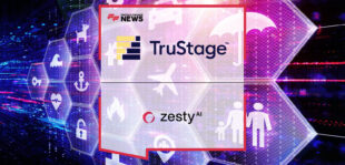Attila Toth, Founder and CEO of ZestyAI, announcing a partnership with TruStage to apply AI-powered property risk analytics in commercial insurance underwriting.